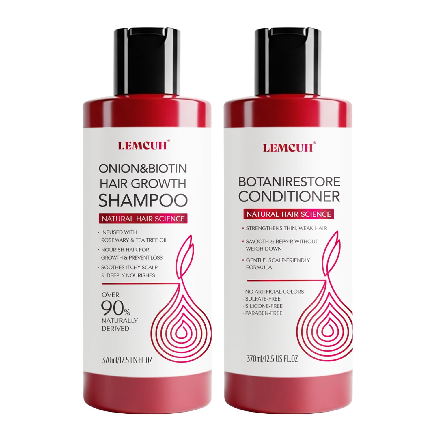 Onion Biotin Shampoo and Conditioner Set